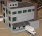 Download the .stl file and 3D Print your own Flour Mill HO scale model for your model train set.